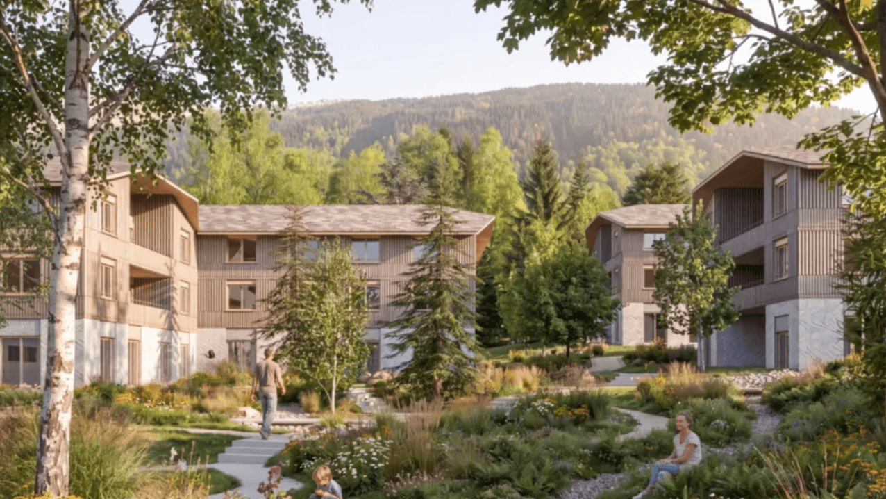 JO 2030 : voilà à quoi devrait ressembler le village des athlètes de Saint-Jean-de-Sixt, en Haute-Savoie | Ici